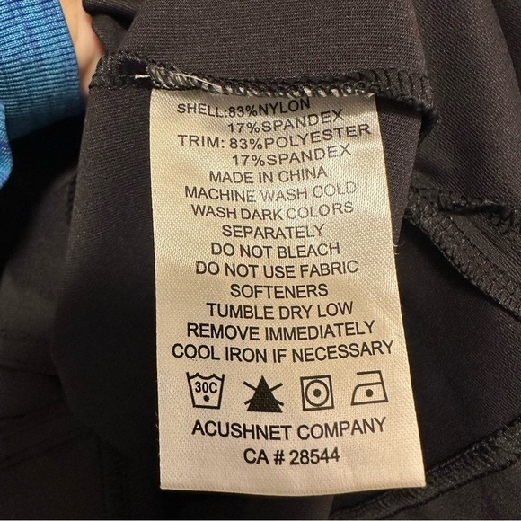 FootJoy Performance Golf QuarterZip Pullover Black Camo Sleeves‎ Size Small - Picture 5 of 6